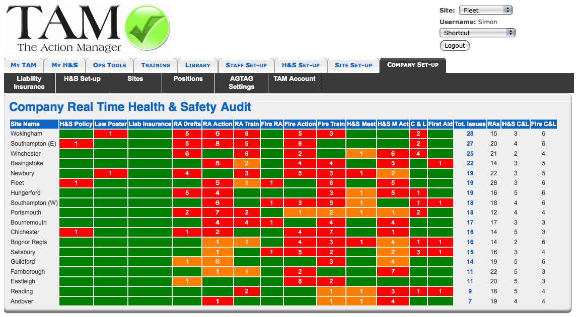 Company Health And Safety Program