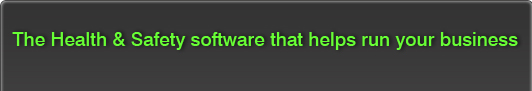  The Health and Safety software that helps run your business