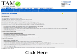 All staff can easily access the Health and Safety Law Poster online using TAM